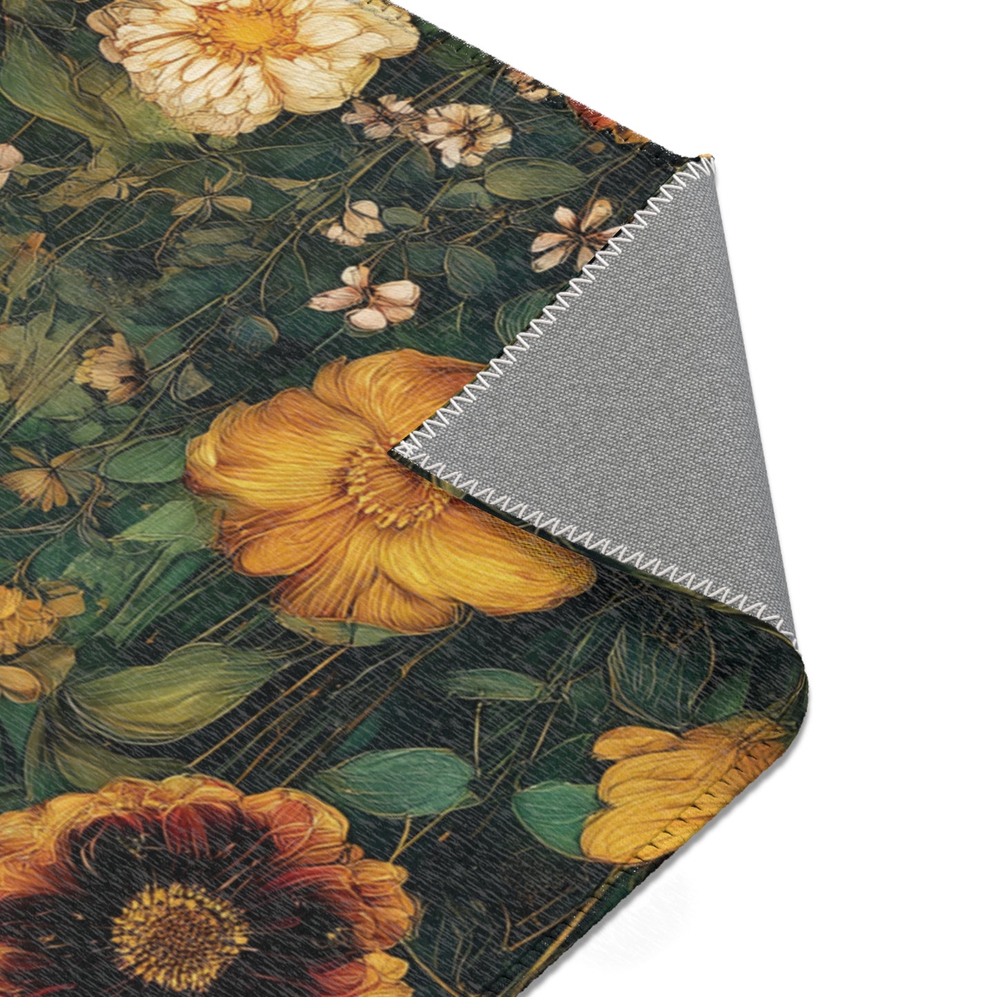 Gustav Klimt Inspired Area Rug, Funky, Colorful, & Unique Area Rugs, Custom Print Rug or Bathmat, 3 Sizes - 24x36 in, 36x60 in and 48x72 in