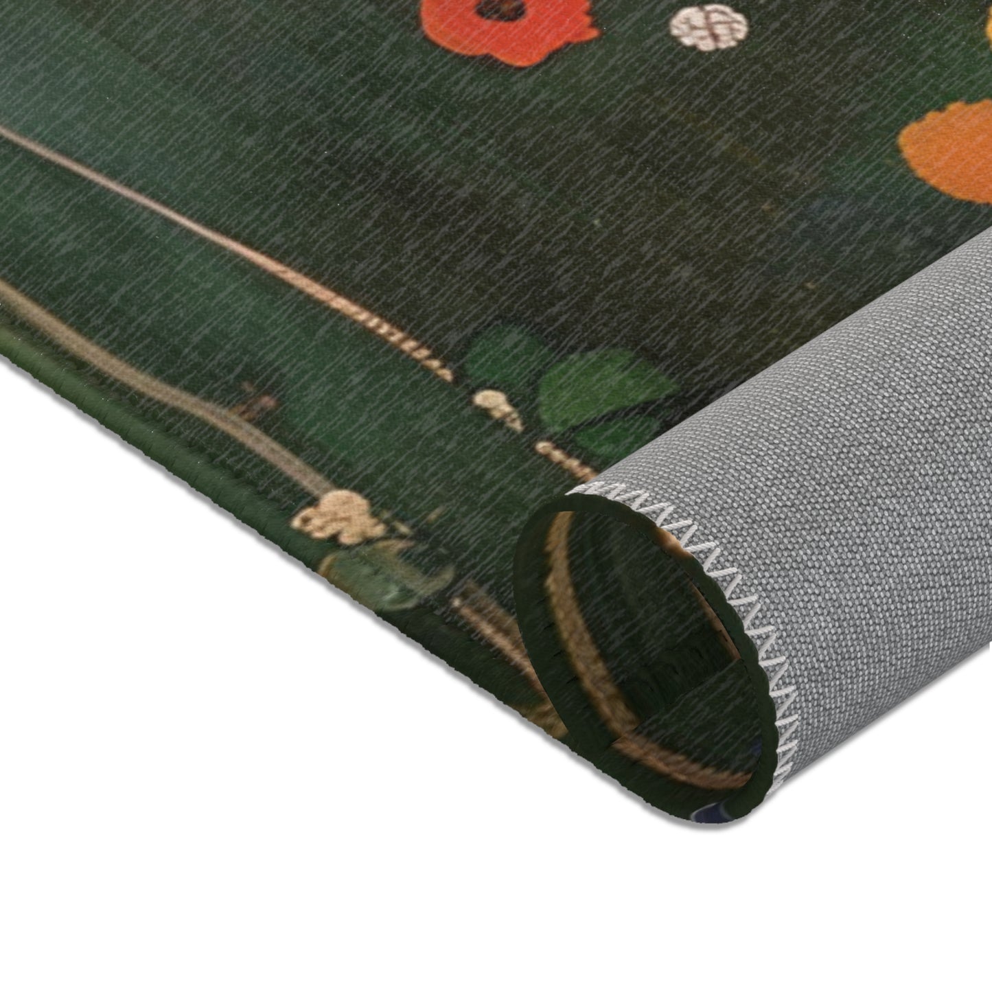 Gustav Klimt Inspired Area Rug, Funky, Colorful, & Unique Area Rugs, Custom Print Rug or Bathmat, 3 Sizes - 24x36 in, 36x60 in and 48x72 in