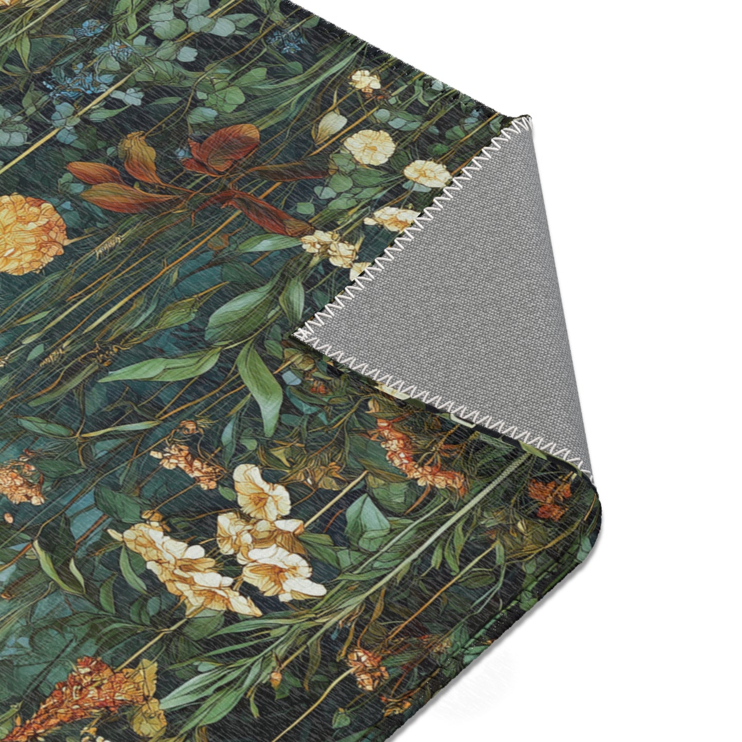 Gustav Klimt Inspired Area Rug, Funky, Colorful, & Unique Area Rugs, Custom Print Rug or Bathmat, 3 Sizes - 24x36 in, 36x60 in and 48x72 in