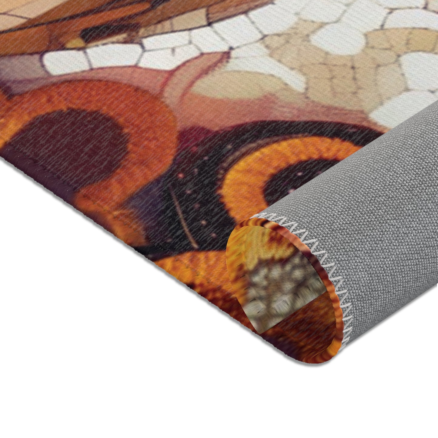 Gustav Klimt Inspired Area Rug, Funky, Colorful, & Unique Area Rugs, Custom Print Rug or Bathmat, 3 Sizes - 24x36 in, 36x60 in and 48x72 in