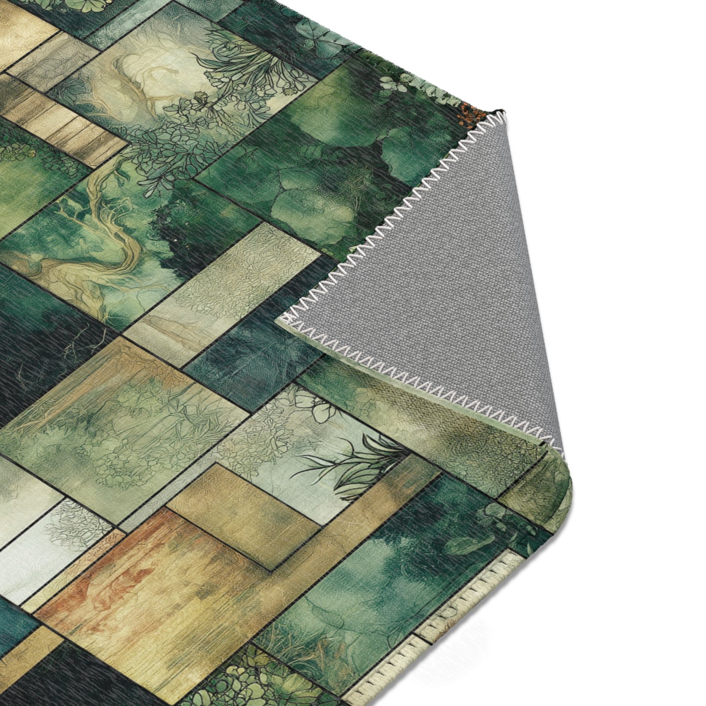 Gustav Klimt Inspired Area Rug, Funky, Colorful, & Unique Area Rugs, Custom Print Rug or Bathmat, 3 Sizes - 24x36 in, 36x60 in and 48x72 in