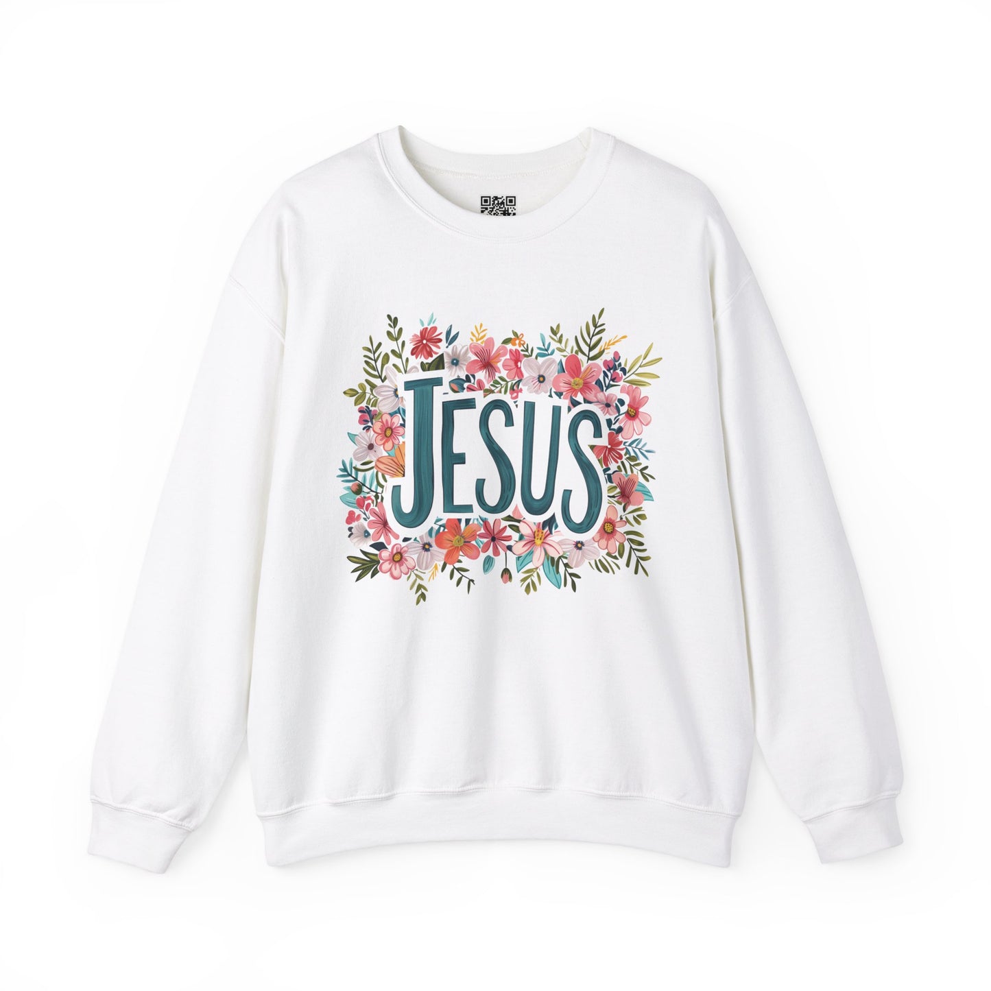 Jesus Unisex Heavy Blend Crewneck Sweatshirt, Christian Merch, Christian Streetwear, Ministry Shirt, Faith Based Shirt, Jesus Apparel