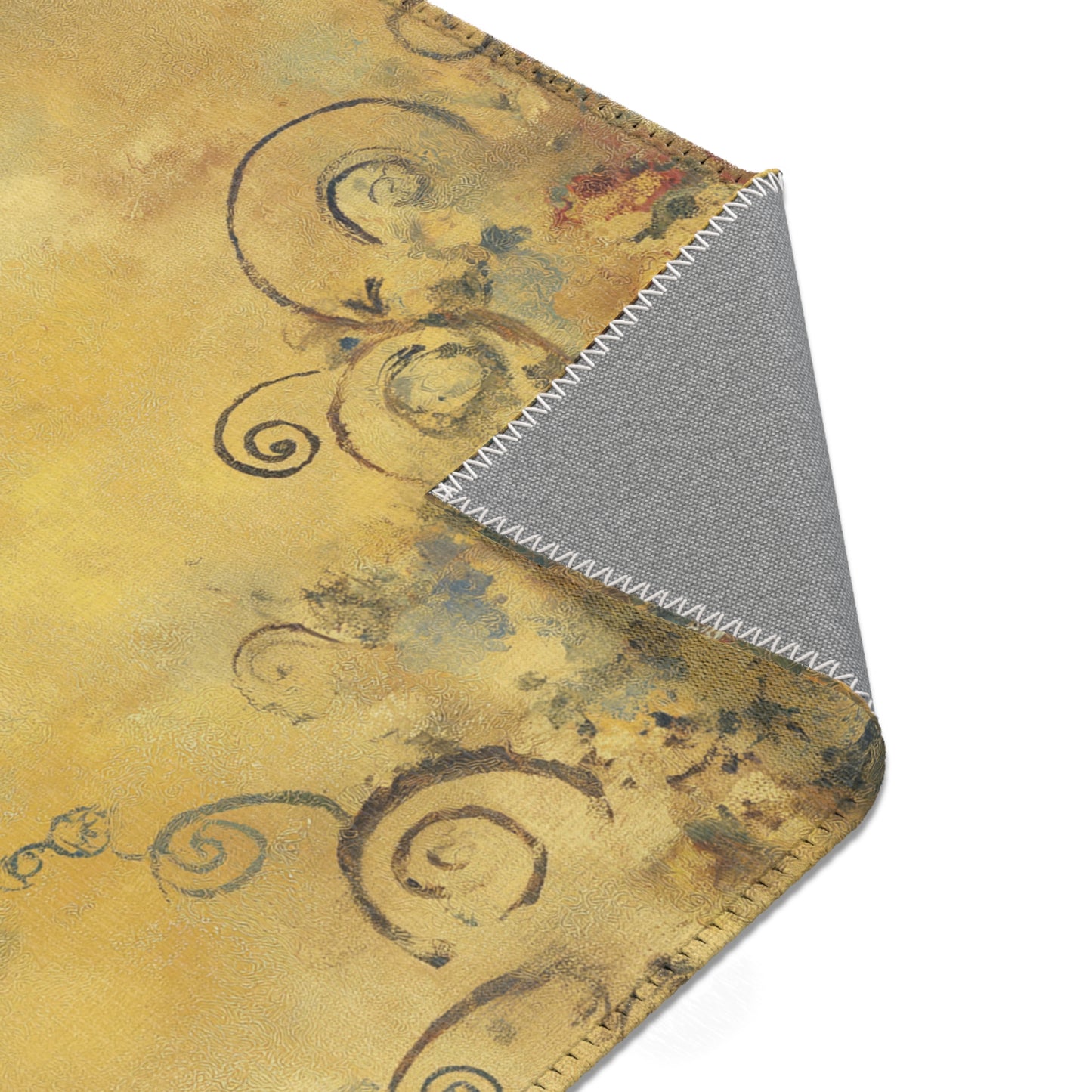 Gustav Klimt Inspired Area Rug, Funky, Colorful, & Unique Area Rugs, Custom Print Rug or Bathmat, 3 Sizes - 24x36 in, 36x60 in and 48x72 in