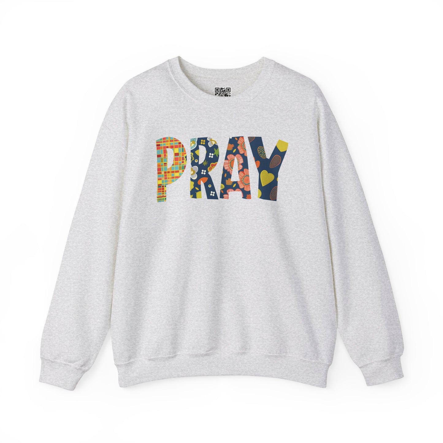 Pray Unisex Heavy Blend Crewneck Sweatshirt, Christian Merch, Christian Streetwear, Ministry Shirt, Faith Based Shirt, Jesus Apparel