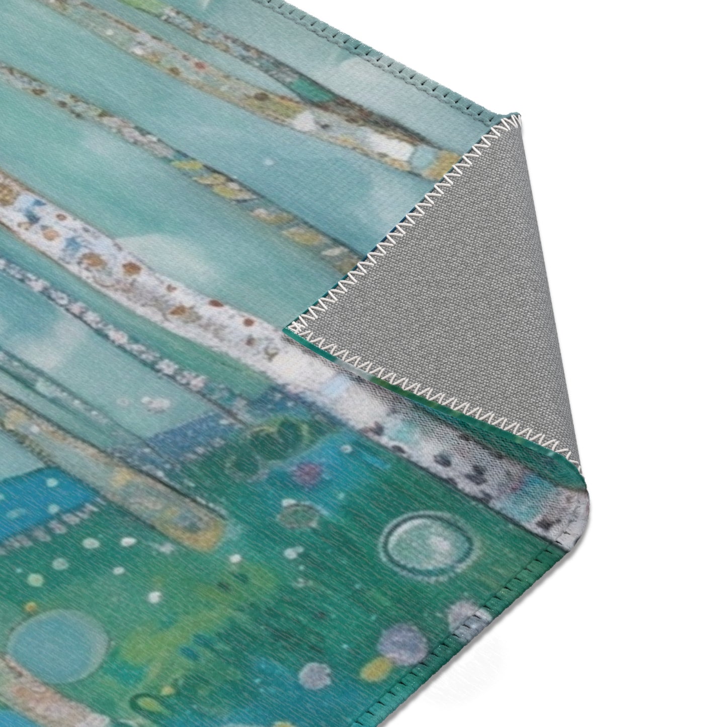 Gustav Klimt Inspired Area Rug, Funky, Colorful, & Unique Area Rugs, Custom Print Rug or Bathmat, 3 Sizes - 24x36 in, 36x60 in and 48x72 in