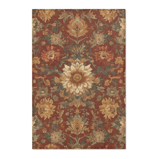 Moroccan Area Rug, Low Pile, Funky, Colorful, & Unique Area Rugs, Custom Print Rug or Bathmat, 3 Sizes - 24x36 in, 36x60 in and 48x72 in