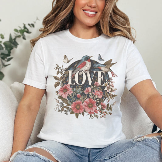 Love T-shirt - Unisex Jersey Short Sleeve Tee, Christian Merch, Christian Streetwear, Faith Based Shirt, Christian Apparel, Christian Shirts